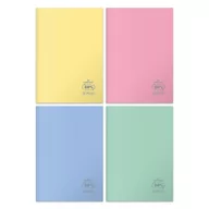 Zeszyty szkolne - zeszyt a4/60k kratka eco pp pastel colors (5szt) - miniaturka - grafika 1