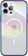 Etui i futerały do telefonów - Kingxbar Nebula Series etui pokrowiec do iPhone 13 Pro kolorowa gradientowa obudowa tęczowy fioletowy - miniaturka - grafika 1