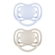 Smoczki uspokajające - Smoczek CANPOL BABIES DentalAir 23/225 0-6 m Niebiesko-szary (2 sztuki) - miniaturka - grafika 1