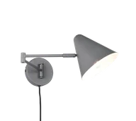 Lampy ścienne - COSIMA 263970142 kinkiet regulowany grafitowy 1xE14 łamane ramię - miniaturka - grafika 1