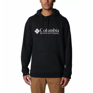 Odzież trekkingowa damska - Bluza Trekkingowa z kapturem Męska Columbia CSC Basic Logo II Hoodie - grafika 1