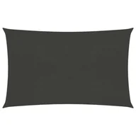 Parasole ogrodowe - vidaXL Żagiel przeciwsloneczny, 160 g/m, antracytowy, 2,5x4 m, HDPE vidaXL - miniaturka - grafika 1