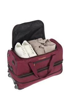 Torba podróżna Travelite Basics Doubledecker S - bordeaux - Torby podróżne - miniaturka - grafika 2