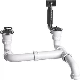 BLANCO Armatura przelewowo-odpływowa 2x1,5 do modeli RZS TOP EZ TOP EZS 137034) 137034 - Akcesoria do armatury i ceramiki - miniaturka - grafika 2