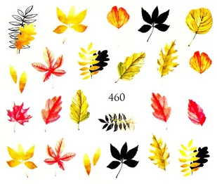 Naklejki wodne na paznokcie - nr 460 - Ozdoby do paznokci - miniaturka - grafika 1