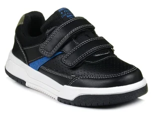 Buty dziecięce sportowe chłopięce czarne ekoskóra American Club ES 97/22-27 - Buty dla chłopców - miniaturka - grafika 1