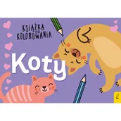 Literatura popularno naukowa dla młodzieży - Koty Książka do kolorowania - miniaturka - grafika 1