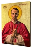 Ikony i obrazy sakralne - Ikona Świętego Karola Boromeusza - miniaturka - grafika 1