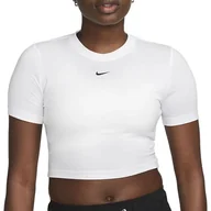 Koszulki sportowe damskie - Koszulka Nike Sportswear Essntial FB2873-100 - biała - miniaturka - grafika 1