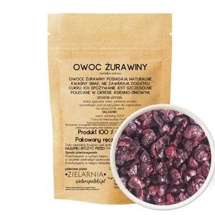 Żurawina owoc 50g ZIELARZPOLSKI.PL - Przyprawy i zioła sypkie - miniaturka - grafika 1