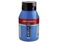 Przybory szkolne - Talens Amsterdam, farba akrylowa, 1000 ml, Cyjan podstawowy - miniaturka - grafika 1
