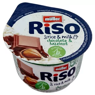 Müller Riso Deser mleczno-ryżowy o smaku czekoladowo-orzechowym 200 g - Desery mleczne - miniaturka - grafika 1