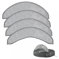 Akcesoria do robotów sprzątających - Zestaw 4 wymiennych ściereczek do mopa do robotów odkurzających iRobot Roomba Combo J7+/J7 (niekompatybilnych z Roomba J7/J7+), nakładki z mikrofibry - miniaturka - grafika 1