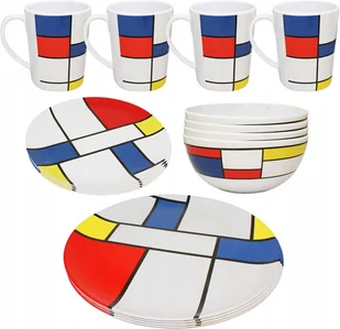 Zestaw Bramble Wielokolorowy Tworzywo Sztuczne - Miseczki i talerzyki dla dzieci - miniaturka - grafika 1