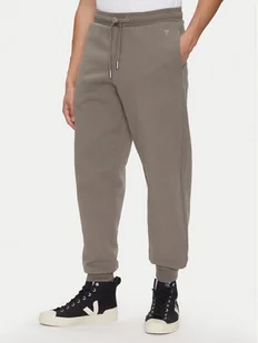 AMI PARIS Spodnie dresowe UTR240.747 Khaki Regular Fit - Spodnie sportowe męskie - miniaturka - grafika 1