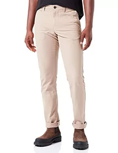 Tommy Hilfiger Męskie spodnie Mercer Chino Org Harvard Twill, beżowy, 30W x 34L - Spodenki męskie - miniaturka - grafika 1
