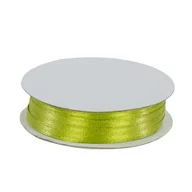 Opakowania i torebki na prezenty - Wstążka Satynowa Zielona 3Mm X 50Y - miniaturka - grafika 1