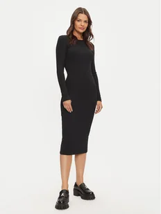 Vero Moda Sukienka codzienna Chloe 10315383 Czarny Slim Fit - Sukienki - miniaturka - grafika 1