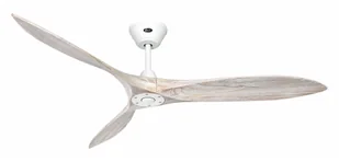 Energooszczędny wentylator sufitowy ze zdalnym sterowaniem Eco Airscrew 152 cm biały mat / biały szczotkowany - Wentylatory sufitowe - miniaturka - grafika 1