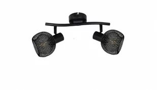 Lampa loretto 2 płomienna czarna listwa - Lampy sufitowe - miniaturka - grafika 1