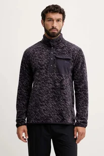 Helly Hansen bluza polarowa MARIDALEN męska kolor fioletowy wzorzysta 63429 - Bluzy męskie - miniaturka - grafika 1