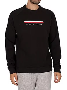 Tommy Hilfiger Męska bluza graficzna Lounge, czarna, Czarny, S - Bluzy męskie - miniaturka - grafika 1