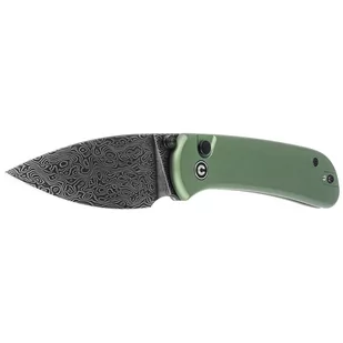 Nóż składany Civivi Qubit Green Aluminum, Black Damascus (C22030E-DS1) - Noże - miniaturka - grafika 2