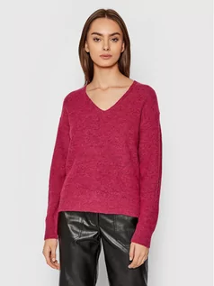 Swetry damskie - Benetton United Colors Of Sweter 1064D4669 Różowy Regula rFit - grafika 1