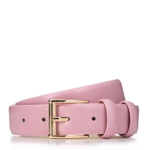 Klasyczny damski pasek skórzany różowy - Wittchen - Paski - miniaturka - grafika 1