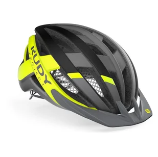 RUDY Project Project Venger MTB Kask, titanium/yellow fluo matte L | 59-62cm 2021 Kaski MTB HL660012 - Kaski rowerowe - miniaturka - grafika 2