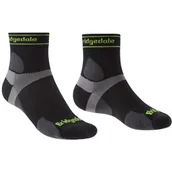 Skarpetki i podkolanówki sportowe - Bridgedale Skarpety Trail Run Ultra Light T2 Merino Sport 3/4 Crew Black - miniaturka - grafika 1