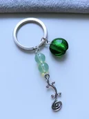 Breloki - Brelok Breloczek Do Kluczy Gekon Jaszczurka Zieleń - miniaturka - grafika 1