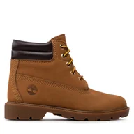 Buty dla chłopców - Trapery Timberland 6in Water Resistant Basic TB0A2M9F231 Brązowy - miniaturka - grafika 1