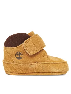 Timberland Niechodki Crib Bootie TB0A6H8GEZ01 Brązowy - Buty dla chłopców - miniaturka - grafika 1