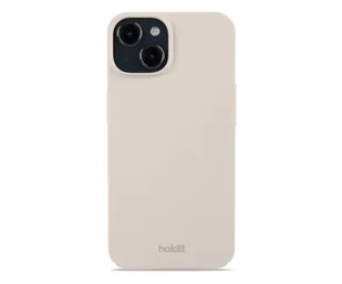 Holdit Slim Case iPhone 15 Light Beige - Etui i futerały do telefonów - miniaturka - grafika 1