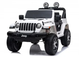Mamido Auto Na Akumulator Jeep Wrangler Rubicon 4X4 Biały - Pojazdy elektryczne dla dzieci - miniaturka - grafika 1
