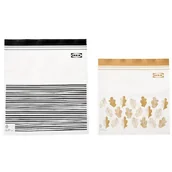 Folia, papier śniadaniowy, serwetki - Torebka Strunowa Ikea Na Żywność 2,5/1,2L Istad 50 705.256.79 - miniaturka - grafika 1