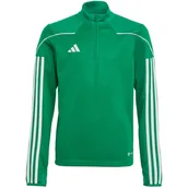Bluzy damskie - Bluza dla dzieci adidas Tiro 23 League Training Top zielona IB8473 128cm - miniaturka - grafika 1