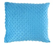 Pościel dla dzieci - Poszewka na poduszkę Minky jasiek 40x40 błękit - miniaturka - grafika 1