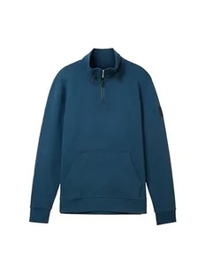 TOM TAILOR Bluza męska, 21179 – Deep Pond Green, 3XL - Bluzy męskie - miniaturka - grafika 1