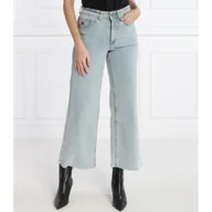 Spodnie damskie - Desigual Jeansy | flare fit | high waist - miniaturka - grafika 1