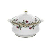 Inne naczynia kuchenne - Chodzież WAZA IWONA B013 2,5L ZŁOTA RÓŻA PORCELANA 5903353480626 - miniaturka - grafika 1