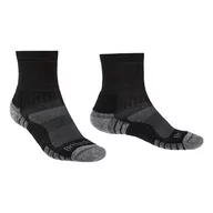 Skarpetki męskie - Męskie skarpety trekkingowe Bridgedale Lightweight Merino Performance 3/4 Crew black/silver - 44-47 - miniaturka - grafika 1