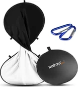 Inne akcesoria studyjne - Walimex walimex pro Foldable Background 150x200cm black/white PE - miniaturka - grafika 1