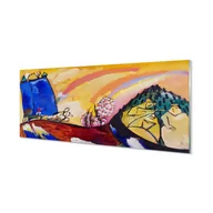 Obrazy i zdjęcia na płótnie - Szkło lacobel Sztuka wiejski krajobraz 125x50 cm - miniaturka - grafika 1