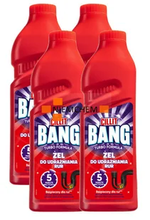 4x Cillit Bang Turbo Formuła Żel Do Udrażniania Rur 1L - Środki do kuchni i łazienki - miniaturka - grafika 1