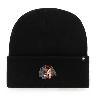 Czapka zimowa 47 Brand  NHL Chicago Blackhawks Haymaker '47 CUFF KNIT - Czapki męskie - miniaturka - grafika 1
