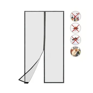 Drzwi magnetyczne, moskitiera z paskami samoprzylepnymi, pinezkami i paskami magnetycznymi, 110 x 210 cm - Moskitiery Drzwi magnetyczne, moskitiera z paskami samoprzylepnymi, pinezkami i paskami magnetycznymi, 110 x 210 cm - Moskitiery - miniaturka - grafika 1