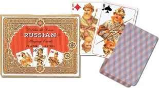 Piatnik Karty do gry 2 talie, Rosyjskie - złote - Gry karciane - miniaturka - grafika 2
