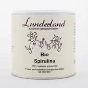 Suplementy i witaminy dla psów - Lunderland Spirulina Bio dla psa i kota 250g - miniaturka - grafika 1
